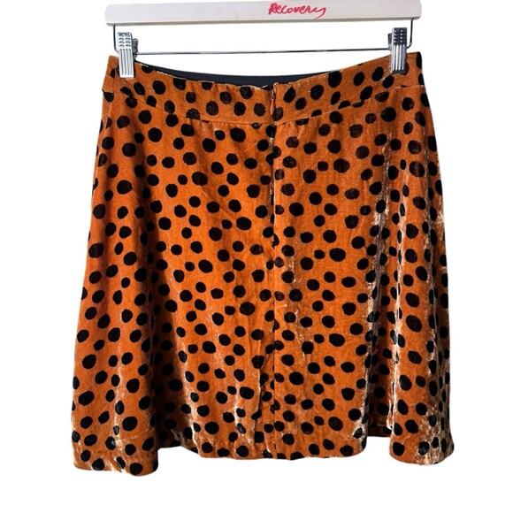 Madewell Velvet Circle Mini Skirt Size 4 - Picture 7 of 9